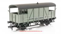 38-917 Bachmann SE&CR 25 Ton Dance Hall Brake Van number S55457 - BR Grey (Early)